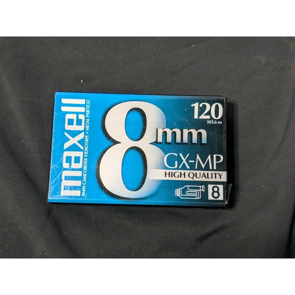 New‎ Sealed Maxell 8mm GX-MP 120 High Quality Camcorder Videotape